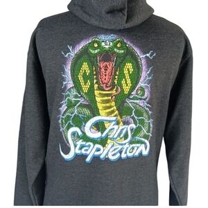 Chris‎ Stapleton Hoodie Full Zip Cobra Graphic Pullover Sweatshirt XL Mint